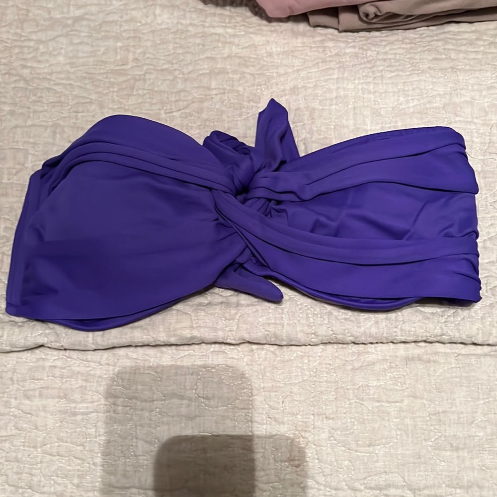 Seafolly swim top. Bandeau option or tie.